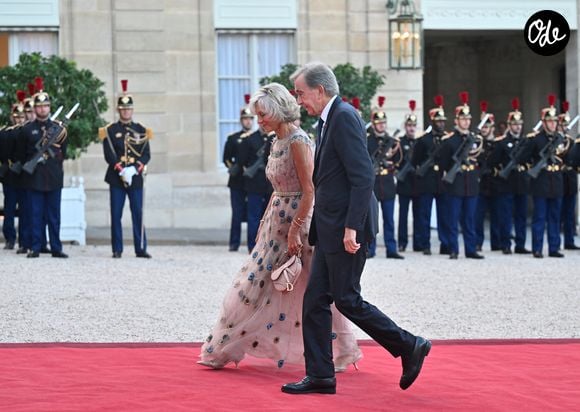 Hélène Mercier-Arnault et Bernard Arnault - Dîner d'état de l'Elysée pour le président sud-coréen Lee Jae Myung le 8 septembre 2026  © Christian Liewig/Bestimage