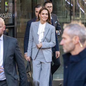 Catherine (Kate) Middleton, princesse de Galles, arrive à la Salesforce Tower pour assister au sommet Future Workforce à Londres. © Zuma Press / Bestimage