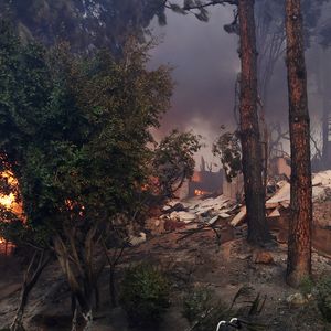 Illustrations des incendies qui ravagent le quartier de Pacific Palisades à Los Angeles, le 8 janvier 2025.
© Fernando Allende/Broadimage/Bestimage