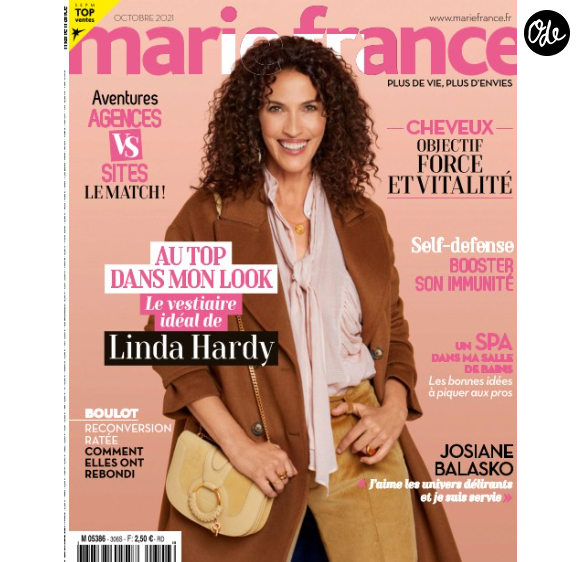 Couverture "Marie France" octobre 2021