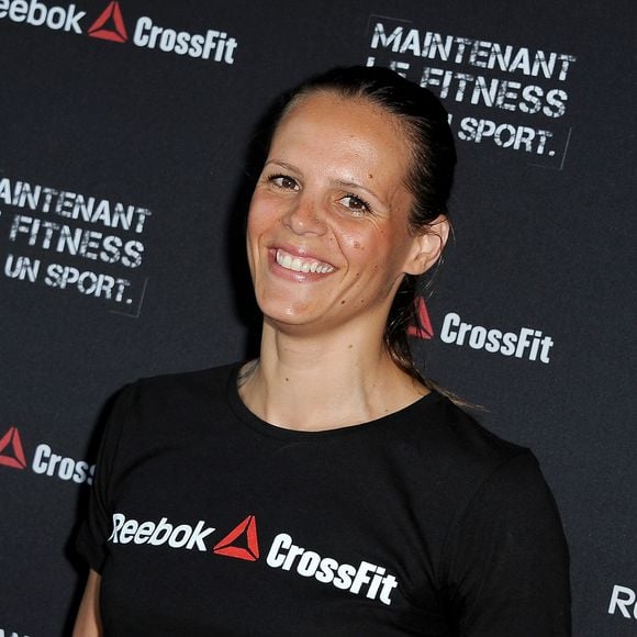 Laure Manaudou participe à une conférence de presse sur Reebok Crossfit au Centre Georges Pompidou à Paris, France, le 13 mars 2012. Photo by Nicolas Briquet/ABACAPRESS.COM