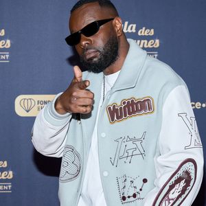 Gims au photocall du "Gala des pièces jaunes, le concert événement" à La Défense Arena à Nanterre le 23 janvier 2025. Le gala des Pièces Jaunes 2025 sera diffusé le 28 janvier, sur France 2 et sur la plateforme France.Tv. © Jacovides / Moreau / Bestimage