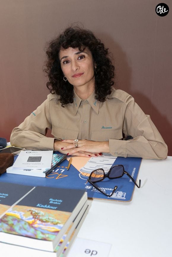 Rachida Brakni à la Halle Georges Brassens de Brive-la-Gaillarde pour la Foire du Livre de Brive, le 9 novembre 2024. © Jean-Marc Lhomer / Bestimage