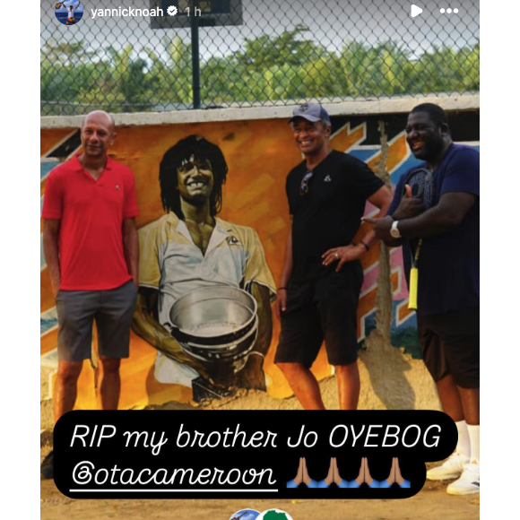 Très beau geste de la part de Yannick Noah, il a également partagé une cagnotte