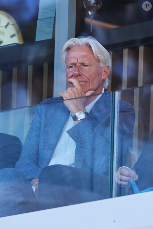 Bjorn Borg - Célébrités dans les tribunes des Internationaux de France de tennis de Roland Garros 2024 à Paris le 7 juin 2024.  © Jacovides-Moreau/Bestimage