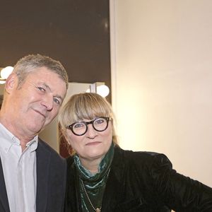 Exclusif - Portrait de Christine Bravo avec son mari Stéphane Bachot à Paris, le 16 janvier 2023.
© Cédric Perrin/Bestimage