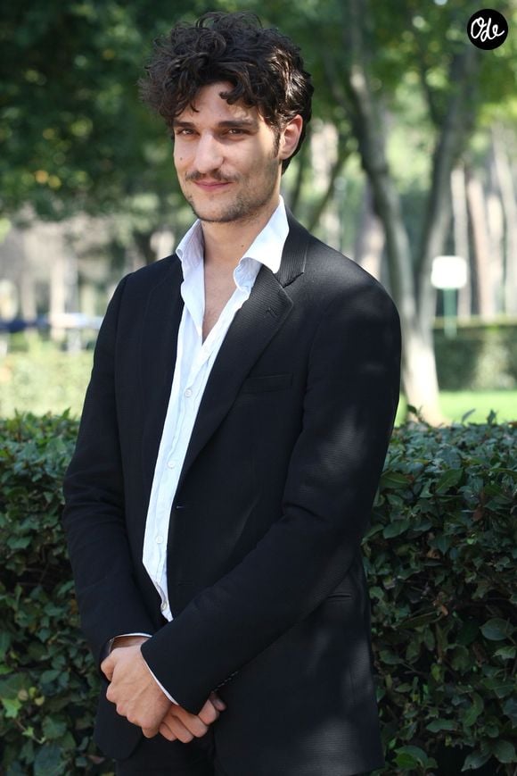 Louis Garrel - L'équipe du film « Un château en Italie » de Valeria Bruni Tedeschi à Rome, le 22 octobre 2013.