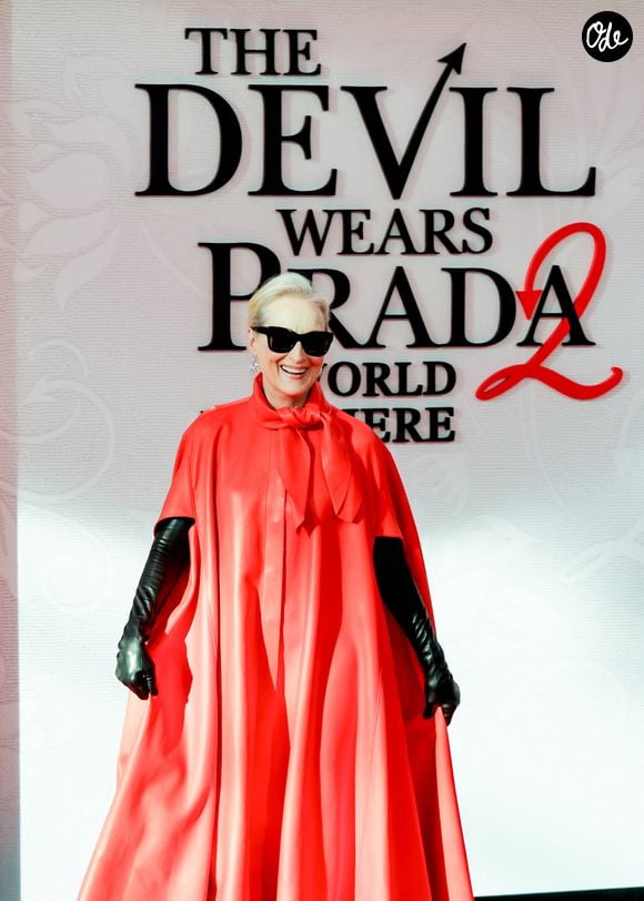 Cette heureuse annonce personnelle fait suite à son retour récent au cinéma dans Le Diable s'habille en Prada 2.

Meryl Streep à la première de "Le diable s'habille en Prada 2"

©Bestimage