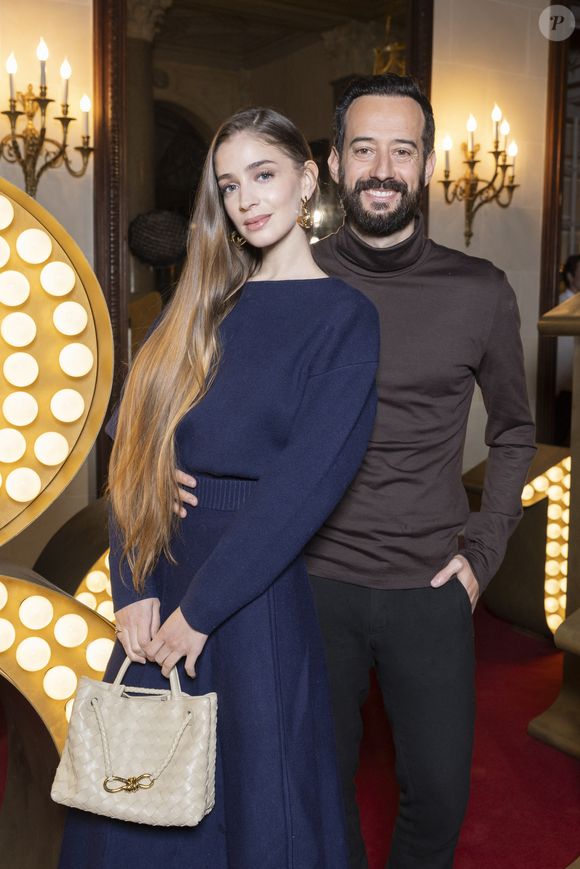 Victoria Dauberville, Mathieu Forget - Photocall pour les 130 ans de Berluti lors de la fashion week à Paris le 22 janvier 2025. © Olivier Borde /Bestimage