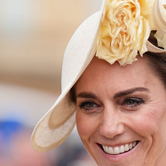 Catherine (Kate) Middleton, princesse de Galles, lors de la Royal Garden Party de Buckingham Palace à Londres, le 20 mai 2025. @Aaron Chown/WPA-Pool