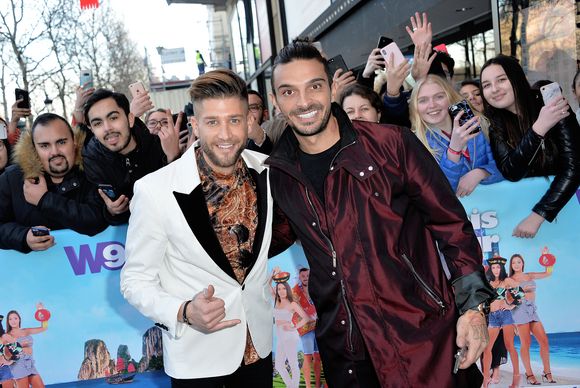 Paga (Anthony Paggini Neuron) et Julien Tanti à l'avant-première de la nouvelle saison de l'émission de télé-réalité "Les Marseillais Asian Tour" au cinéma Gaumont Champs-Elysées à Paris, France, le 13 février 2019. © Veeren/Bestimage