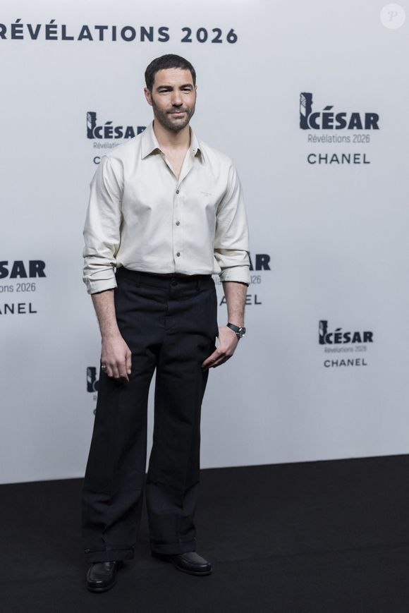 Tahar Rahim - Photocall du dîner des Révélations César 2026 à l'Elysée Montmartre à Paris, France, le 19 janvier 2026. © Olivier Borde / Bestimage
