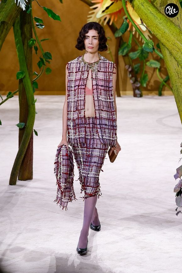 Défilé de mode Chanel Collection Haute Couture Automne/Hiver 2026-2027 lors de la Fashion Week de Paris (PFW) au Grand Palais, à Paris, France, le 7 juillet 2026. © Bestimage