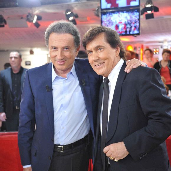 Michel Drucker et Frank Michael - Enregistrement de l'émission "Vivement dimanche" à Paris le 5 juin 2012  AGENCE / BESTIMAGE