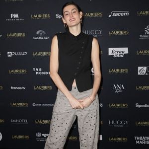 Nine d'Urso - Photocall de la 31ème cérémonie des Lauriers de l'audiovisuel au théâtre Marigny à Paris le 10 février 2026. © Coadic Guirec/Bestimage