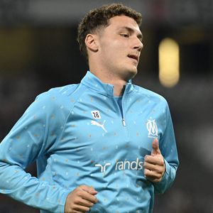 Benjamin Pavard (OM) - Ligue 1 McDonald’s match between Olympique de Marseille and Le Havre Athletic Club on October 18, 2025 at the Orange Vélodrome Stadium in Marseille.