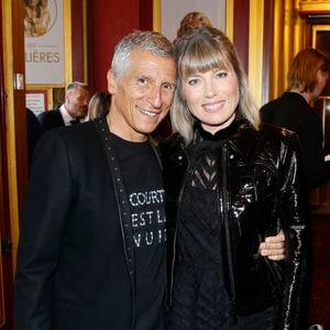 Nagui et sa femme Mélanie Page - 35ème cérémonie des Molières aux Folies Bergère à Paris, France, le 6 Mai 2024. © Bertrand Rindoff / Bestimage