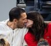 Samir Boitard et Louise Monot dans les tribunes pour la session de nuit pendant les Internationaux de France 2025 à Roland Garros le 02 juin 2025 à Paris, France. Photo by Nasser Berzane/ABACAPRESS.COM