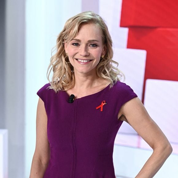 Exclusif - Claire Borotra - Enregistrement de l'émission Vivement dimanche au studio Gabriel, presentée par Michel Drucker . Diffusion sur France 3 le 24/02/24 . © Guillaume Gaffiot / Bestimage