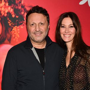 Mareva Galanter (Miss France) et Arthur (Jacques Essebag) au concert de M.Galanter au théâtre Music-Hall Show l'Alhambra à Paris, France. © Veeren/Bestimage