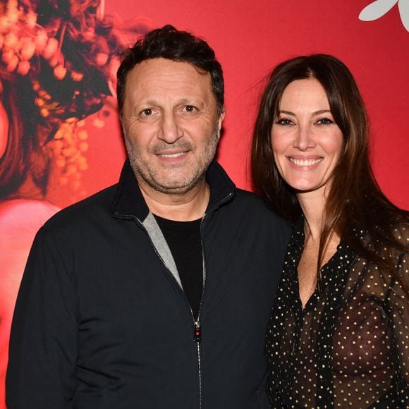 Mareva Galanter (Miss France) et Arthur (Jacques Essebag) au concert de M.Galanter au théâtre Music-Hall Show l'Alhambra à Paris, France. © Veeren/Bestimage