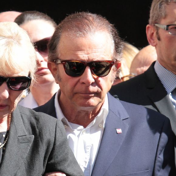 Maaïke Jansen et Roland Giraud - Obsèques de Patrick Guillemin en l'église de Saint-Roch à Paris
Bestimage