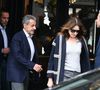 Très complice avec son père, l’adolescente, consciente que cet anniversaire marquait la fin d’une parenthèse avant une période difficile pour le clan, a très probablement profité de l'instant comme rarement.

Nicolas Sarkozy et sa femme Carla Bruni - La famille Sarkozy réunie au restaurant du "Four Seasons Hôtel George V" pour l'anniversaire de Giulia Sarkozy (14 ans) à Paris, France © Bestimage