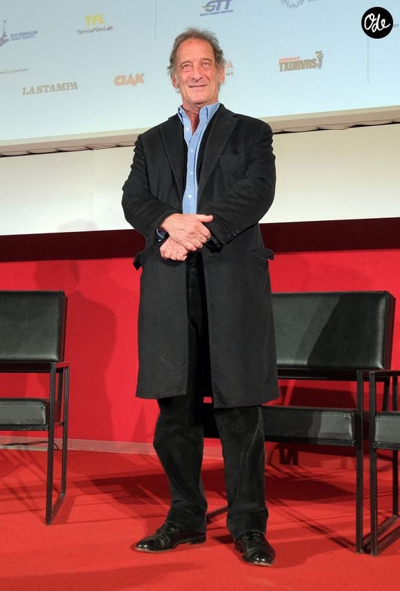 Turin, Italie : Lors du Festival du film de Turin avec l'acteur Vincent Lindon. © Costantino Sergi / IPA via ZUMA Press / Bestimage