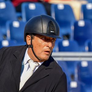 Serge Varsano pendant le Longines Paris Eiffel Jumping au Champ de Mars à Paris, le 7 juillet 2018. 

Photo : Pierre Perusseau / Bestimage