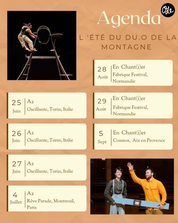 Leur tournée estivale se poursuit en France avec plusieurs représentations, notamment en Normandie et à Aix-en-Provence.

Lola Cahen, la fille de Zazie, se lance dans une carrière artistique. Capture d'écran Instagram