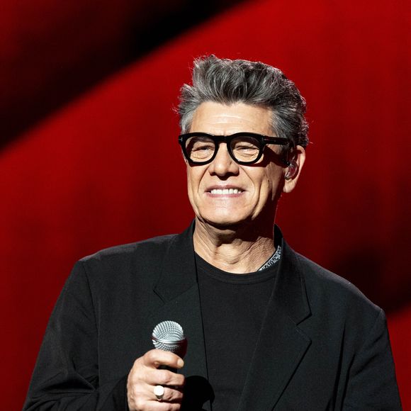 Exclusif -  Marc Lavoine - Enregistrement de l'émission "La fête de la chanson française" à Paris, présentée par L.Thilleman et A.Manoukian, et diffusée le 20 décembre sur France 3 © Pierre Perusseau / Bestimage