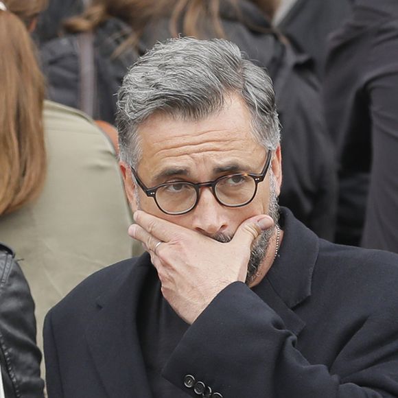 Olivier Minne - Obsèques de Christophe Michel (mari de JL Romero) au crématorium du cimetière du Père Lachaise à Paris.
AGENCE / BESTIMAGE