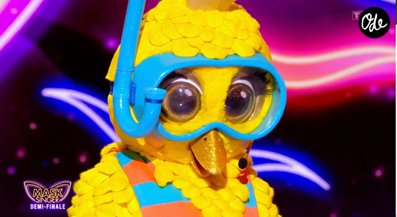 Le poussin dans Mask Singer - capture d'écran TF1