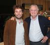 Benjamin Duhamel et son père Patrice Duhamel au déjeuner dans la loge de France Télévision lors des internationaux de France de Tennis de Roland Garros 2025, (Jour 13), à Pari, France, le 6 Juin 2025. © Bertrand Rindoff/Bestimage