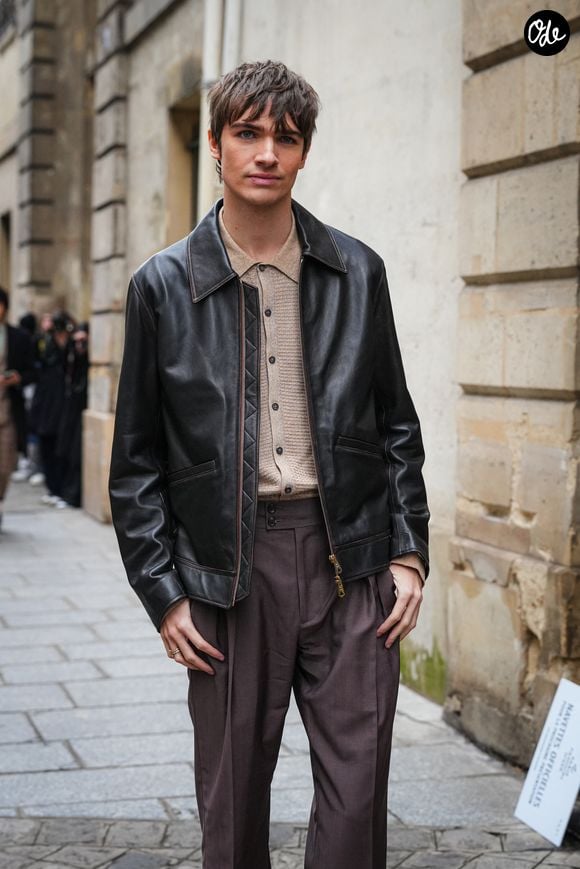 Pierre De Maere au défilé Paul Smith Mode Masculine prêt-à-porter Automne/Hiver 2025-2026 lors de la fashion week à Paris le 22 janvier 2025. © Lucia Sabatelli / Bestimage