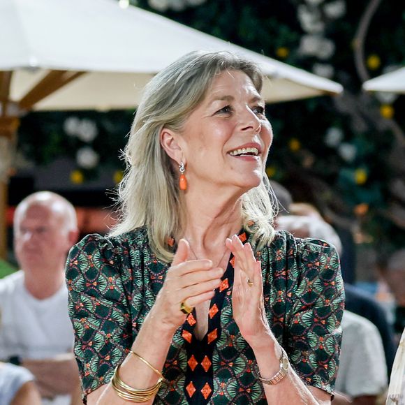 La princesse Caroline était présente puis récompensée également.

La princesse Caroline de Hanovre lors de la 3ème journée du Jumping International de Monte-Carlo, le 5 juillet 2025. La compétition se déroule sur le port Hercule à Monaco, du 3 juillet au 5 juillet. Photo by Claudia Albuquerque/Bestimage