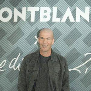 Zinedine Zidane lors de la présentation de la nouvelle collection de montres Montblanc à Madrid, le 24 septembre 2024.