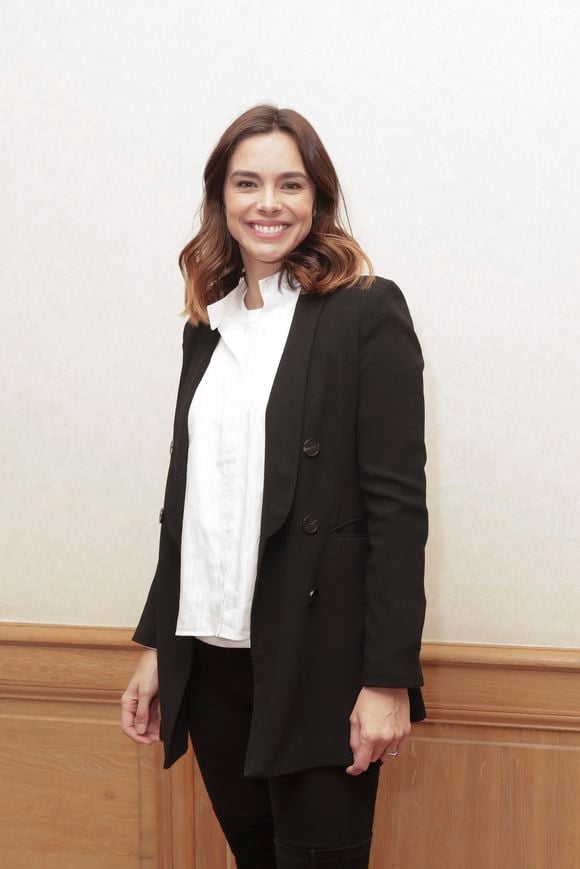 Exclusif -   Marine Lorphelin (Miss France 2013) lors de la conférence de presse "Défi d'Elles 2024" à Paris le 10 janvier 2024.

© Jack Tribeca / Bestimage