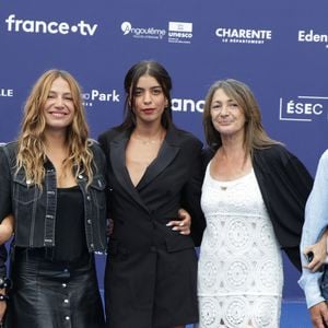 Mallory Wanecque, guest, Izia Higelin, Kenza Fortas, guest - Arrivées au cinéma CGR lors de la 18ème édition du Festival du Film Francophone de Angoulême (FFA) le 27 août 2025.
© Coadic Guirec / Bestimage