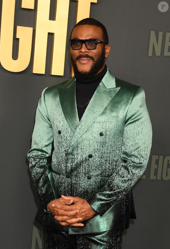 Tyler Perry à la première du film Netflix The Six Triple Eight au Egyptian Theatre à Hollywood, le 3 décembre 2024 à Los Angeles, Californie.  Photo Press Service / BESTIMAGE