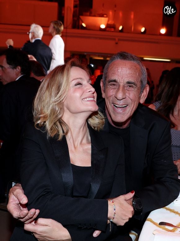 Audrey Crespo-Mara et Thierry Ardisson - Soirée de gala "Heroes for Imagine" qui a permis de récolter dix millions d'euros au profit de la recherche contre les maladies génétiques à Paris le 23 septembre 2024.
© Dominique Jacovides / Bestimage