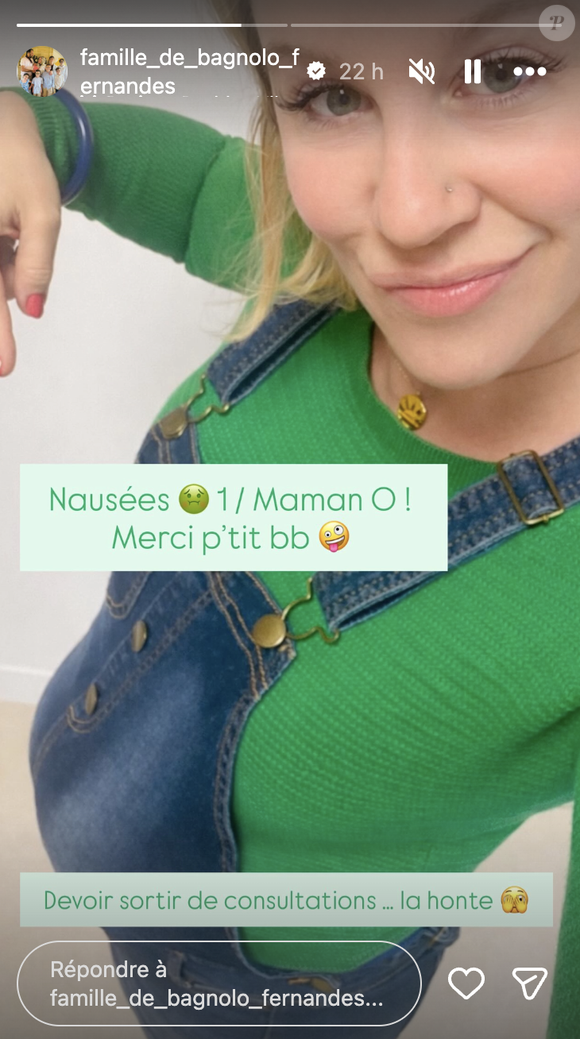 Andréa Fernandes de Bagnolo a dévoilé son baby bump.

Andréa Fernandes de Bagnolo est enceinte de sin 8e enfant. Instagram