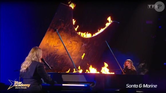 Marine et Santa en duo dans Star Academy, en live, le samedi 11 janvier 2025 sur TF1