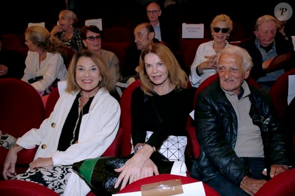 Exclusif - Nicole Calfan, Cyrielle Clair et Alain Belmondo - Audition de la Promotion 2024 de l’École « L’Entrée des Artistes » d’Olivier Belmondo au Théâtre des Mathurins à Paris le 17 Juin 2024. 

© Bertrand Rindoff / Bestimage