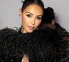 Cette fois-ci, Nabilla a perdu sa robe dès son arrivée à Nice. 
Nabilla Benattia - People au défilé "Germanier", Collection Prêt-à-porter Printemps / Eté 2025 dans le cadre de la Fashion Week de Paris le 24 septembre 2024. © Jeremy Melloul/Bestimage