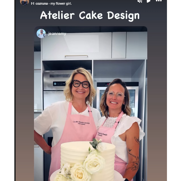 Sur le cliché reposté par Luana, les deux femmes prennent fièrement la pose, tout sourire, derrière une création à couper le souffle, à savoir un majestueux gâteau blanc élégamment orné de roses fraîches. 

Luana Belmondo de passage dans le sud, elle allie plaisir et travail.