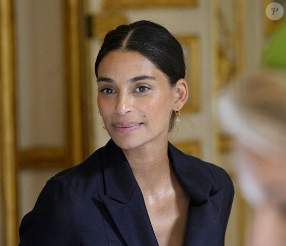 Tatiana Silva a accepté de dévoiler une partie de son intérieur. 

L'animatrice de télévision belge Tatiana Silva lors déjeuner de travail avec les acteurs français et belges de l'industrie créative et culturelle à l'Hôtel de Ville de Paris, France. © Didier Lebrun/Pool/Photonews/Bestimage