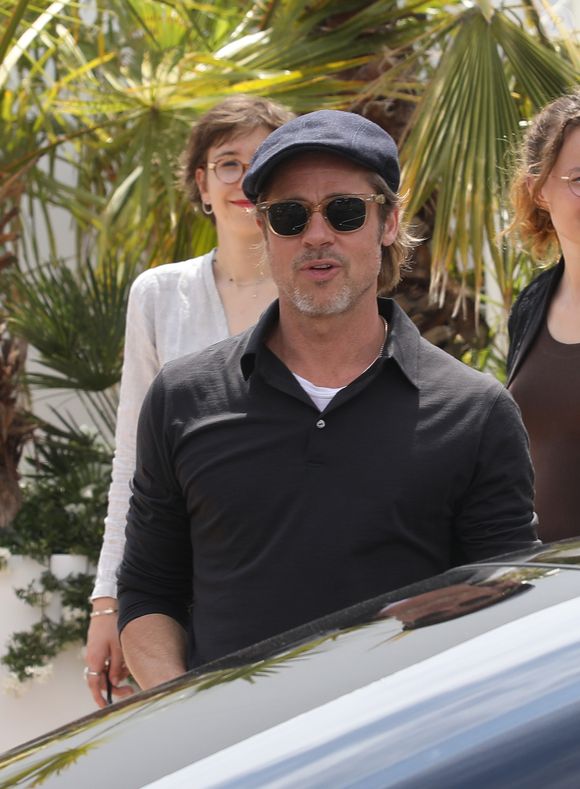 Brad Pitt arrive au déjeuner de l'Agora lors du 72ème Festival International du Film de Cannes, France, le 22 mai 2019. © Denis Guignebourg/Bestimage