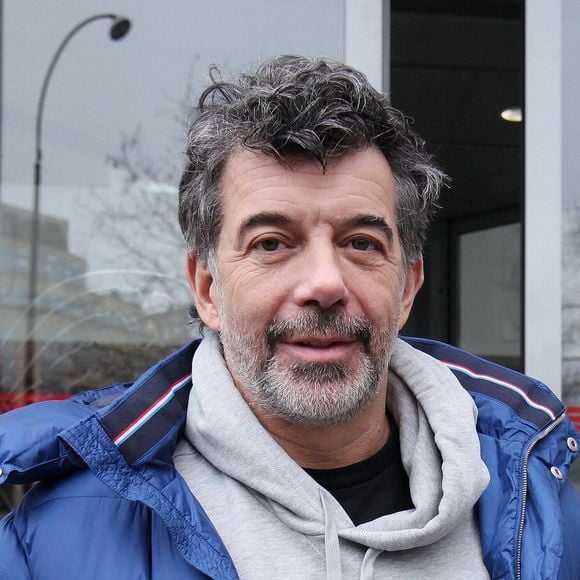 Exclusif - Stéphane Plaza - Les célébrités quittent les studios de RTL après l'émission "Les Grosses Têtes" à Paris le 24 janvier 2023.