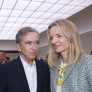 Bernard Arnault et Delphine Arnault (Présidente de Dior) - Défilé de mode Dior Homme, Collection Printemps / Été 2026, Front Row, dans le cadre de la Fashion Week de Paris, France, le 27 Juin 2025.

© Olivier Borde / Bertrand Rindoff / Bestimage